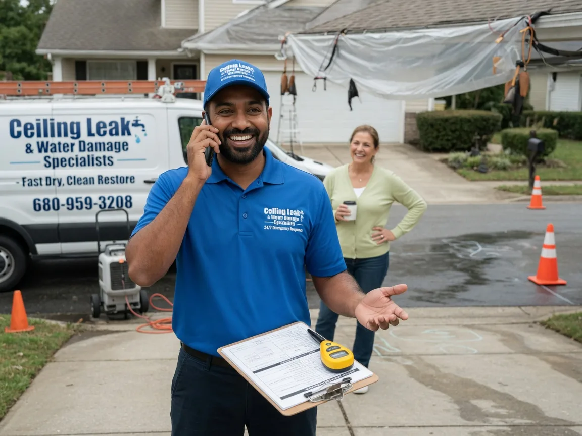 Ceiling Leak Cleanup Kinney, MN FAQs